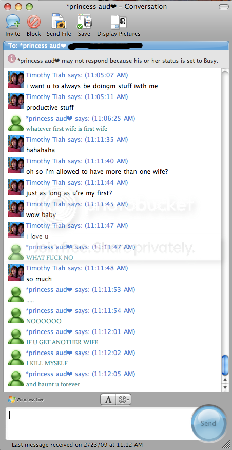 conversation with aud